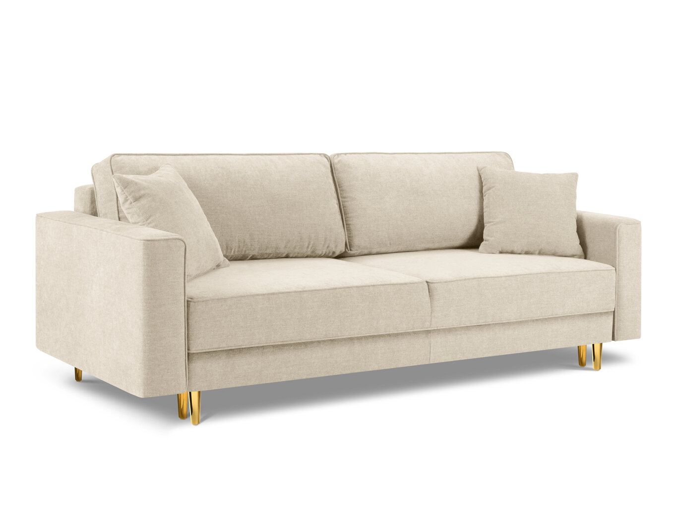 Sofa Cosmopolitan Design Fano, smėlio/auksinės spalvos цена и информация | Sofos | pigu.lt