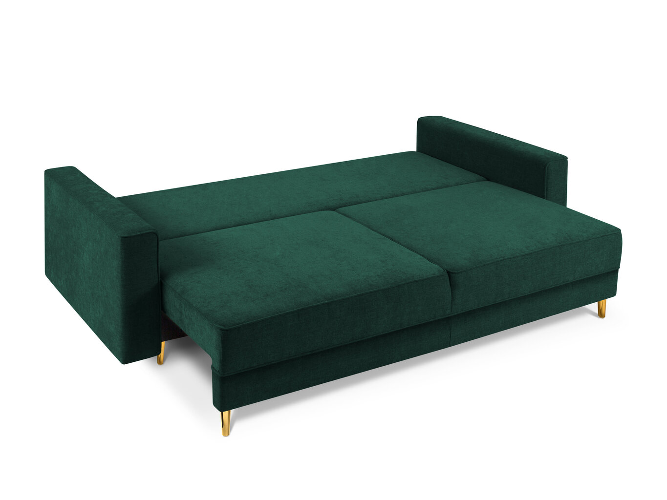 Sofa Cosmopolitan Design Fano, žalios/auksinės spalvos kaina ir informacija | Sofos | pigu.lt