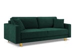 Sofa Cosmopolitan Design Fano, žalios/auksinės spalvos