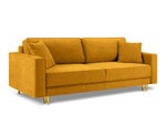 Sofa Cosmopolitan Design Fano, geltonos/auksinės spalvos