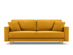 Sofa Cosmopolitan Design Fano, geltonos/auksinės spalvos kaina ir informacija | Sofos | pigu.lt