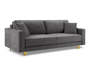 Sofa Cosmopolitan Design Fano, pilkos/auksinės spalvos kaina ir informacija | Sofos | pigu.lt