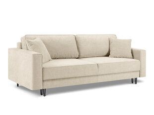 Sofa Cosmopolitan Design Fano, smėlio/juodos spalvos kaina ir informacija | Sofos | pigu.lt