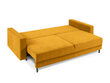 Sofa Cosmopolitan Design Fano, geltona/juoda kaina ir informacija | Sofos | pigu.lt