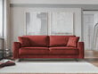 Sofa Cosmopolitan Design Fano, raudona/juoda цена и информация | Sofos | pigu.lt