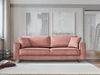 Sofa Cosmopolitan Design Fano, rožinė/juoda kaina ir informacija | Sofos | pigu.lt