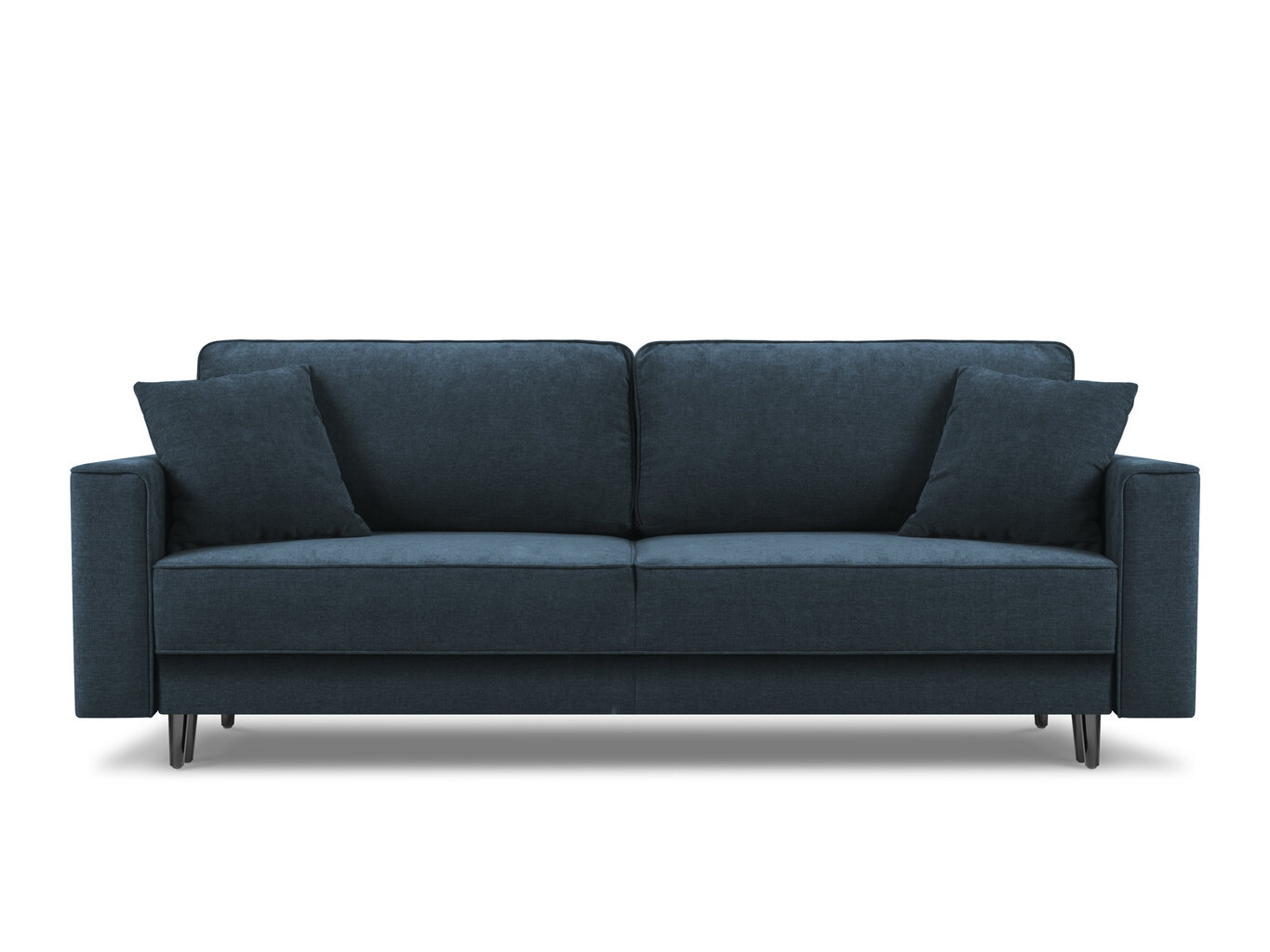 Sofa Cosmopolitan Design Fano, mėlyna/juoda цена и информация | Sofos | pigu.lt