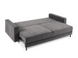 Sofa Cosmopolitan Design Fano, pilka/juoda kaina ir informacija | Sofos | pigu.lt