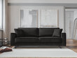 Sofa Cosmopolitan Design Fano, juoda kaina ir informacija | Sofos | pigu.lt
