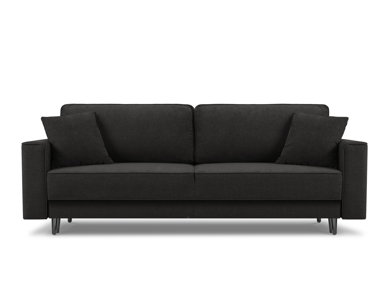 Sofa Cosmopolitan Design Fano, juoda kaina ir informacija | Sofos | pigu.lt