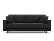 Sofa Cosmopolitan Design Fano, juoda цена и информация | Sofos | pigu.lt