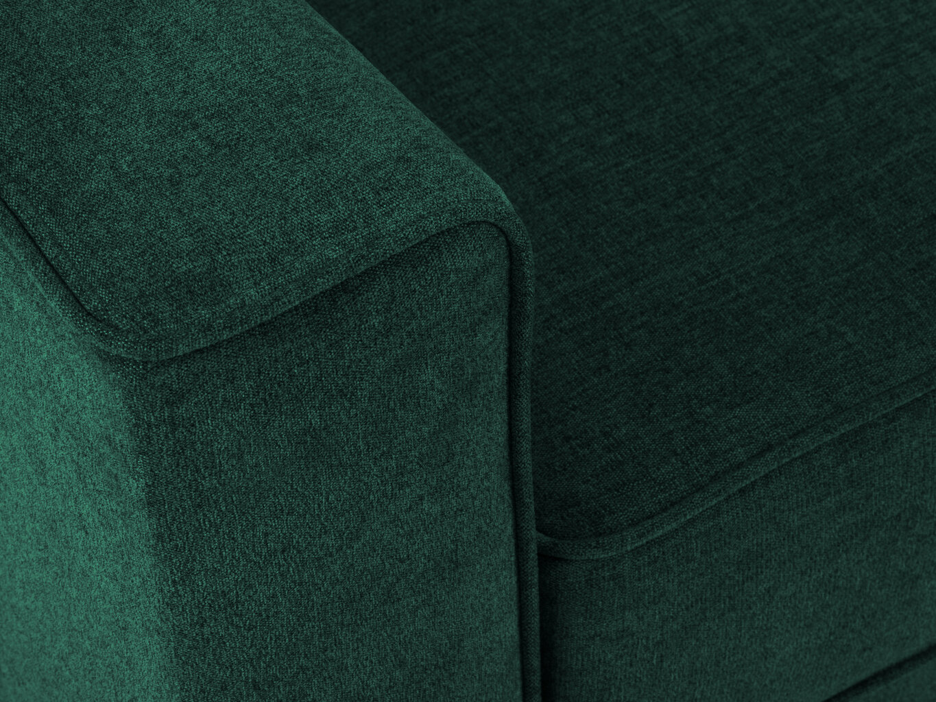 Fotelis Cosmopolitan Design Fano, žalios/auksinės spalvos kaina ir informacija | Svetainės foteliai | pigu.lt
