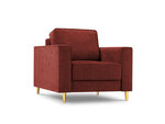 Кресло Cosmopolitan Design Fano, красное/золотое