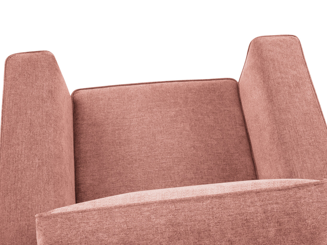 Fotelis Cosmopolitan Design Fano, rožinės/auksinės spalvos kaina ir informacija | Svetainės foteliai | pigu.lt