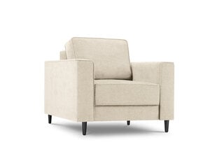 Кресло Cosmopolitan Design Fano, бежевое/черное цена и информация | Кресла в гостиную | pigu.lt