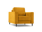 Кресло Cosmopolitan Design Fano, желтое/черное