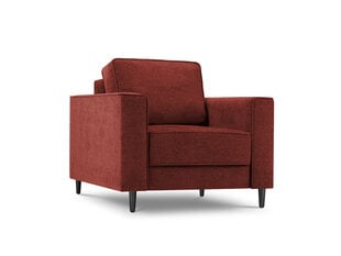 Fotelis Cosmopolitan Design Fano, raudonas/juodas kaina ir informacija | Svetainės foteliai | pigu.lt