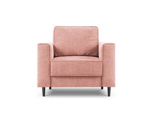 Fotelis Cosmopolitan Design Fano, rožinis/juodas kaina ir informacija | Svetainės foteliai | pigu.lt