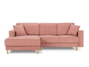 Мягкий уголок Cosmopolitan Design Fano, розовый/золотой цена и информация | Угловые диваны | pigu.lt