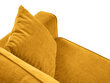 Minkštas kampas Cosmopolitan Design Fano, geltonas/juodas kaina ir informacija | Minkšti kampai | pigu.lt