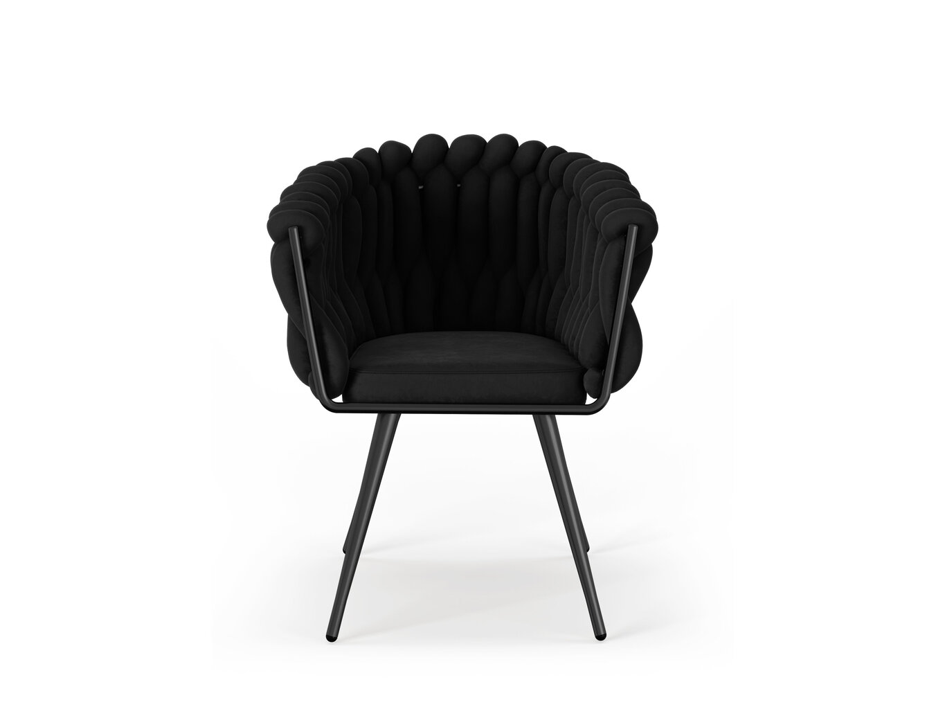 Kėdė Cosmopolitan Design Shirley, juoda kaina ir informacija | Virtuvės ir valgomojo kėdės | pigu.lt