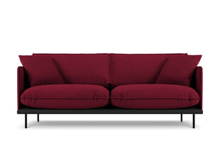 Trivietė sofa Interieurs 86 Auguste, raudona kaina ir informacija | Sofos | pigu.lt