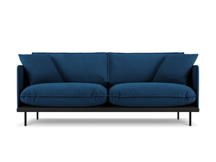 Trivietė sofa Interieurs 86 Auguste, mėlyna kaina ir informacija | Sofos | pigu.lt