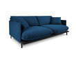 Trivietė sofa Interieurs 86 Auguste, mėlyna kaina ir informacija | Sofos | pigu.lt