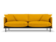 Keturvietė sofa Interieurs 86 Auguste, geltona kaina ir informacija | Sofos | pigu.lt