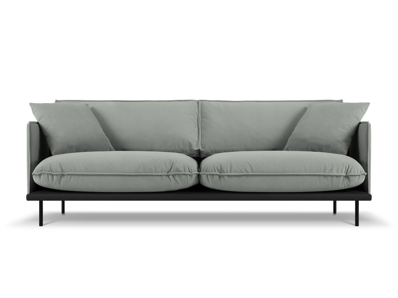 Keturvietė sofa Interieurs 86 Auguste, pilka kaina ir informacija | Sofos | pigu.lt