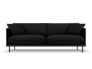 Keturvietė sofa Interieurs 86 Auguste, juoda kaina ir informacija | Sofos | pigu.lt