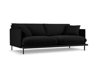 Keturvietė sofa Interieurs 86 Auguste, juoda kaina ir informacija | Sofos | pigu.lt