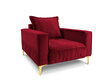 Fotelis Interieurs86 Triomphe, raudonas/auksinės spalvos цена и информация | Svetainės foteliai | pigu.lt