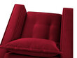 Fotelis Interieurs86 Triomphe, raudonas/auksinės spalvos цена и информация | Svetainės foteliai | pigu.lt