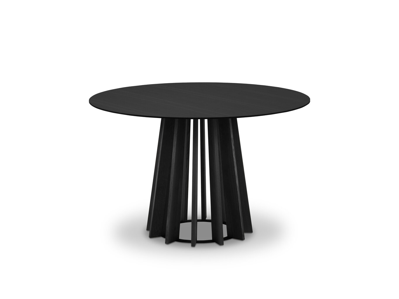 Stalas Interieurs 86 Irene, 120 cm, juodas цена и информация | Virtuvės ir valgomojo stalai, staliukai | pigu.lt