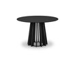 Stalas Interieurs 86 Irene, 120 cm, juodas kaina ir informacija | Virtuvės ir valgomojo stalai, staliukai | pigu.lt