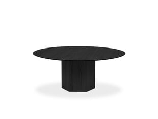 Kavos staliukas Interieurs 86 Roger, 100 cm, juodas kaina ir informacija | Kavos staliukai | pigu.lt