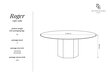 Kavos staliukas Interieurs 86 Roger, 100 cm, pilkas kaina ir informacija | Kavos staliukai | pigu.lt