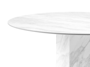 Стол Интерьер 86 Roger, 120 см, белый цена и информация | Кухонные и обеденные столы | pigu.lt