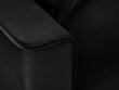 Trivietė sofa Mazzini Sofas Cartadera, juoda/auksinės spalvos kaina ir informacija | Sofos | pigu.lt