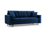Trivietė sofa Mazzini Sofas Cartadera, mėlyna/juoda