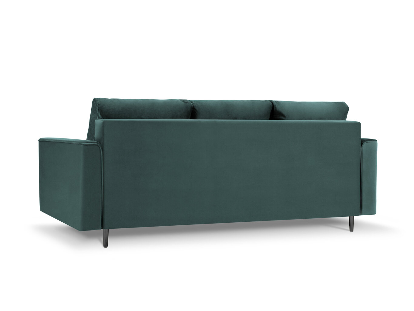 Trivietė sofa Mazzini Sofas Cartadera, žalia/juoda kaina ir informacija | Sofos | pigu.lt