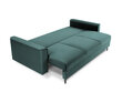 Trivietė sofa Mazzini Sofas Cartadera, žalia/juoda kaina ir informacija | Sofos | pigu.lt