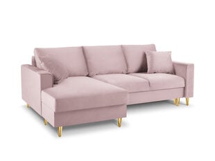 Мягкий уголок Mazzini Sofas Cartadera, розовый цена и информация | Угловые диваны | pigu.lt