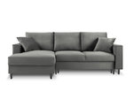 Мягкий угол Mazzini Sofas Cartadera, серый/черный