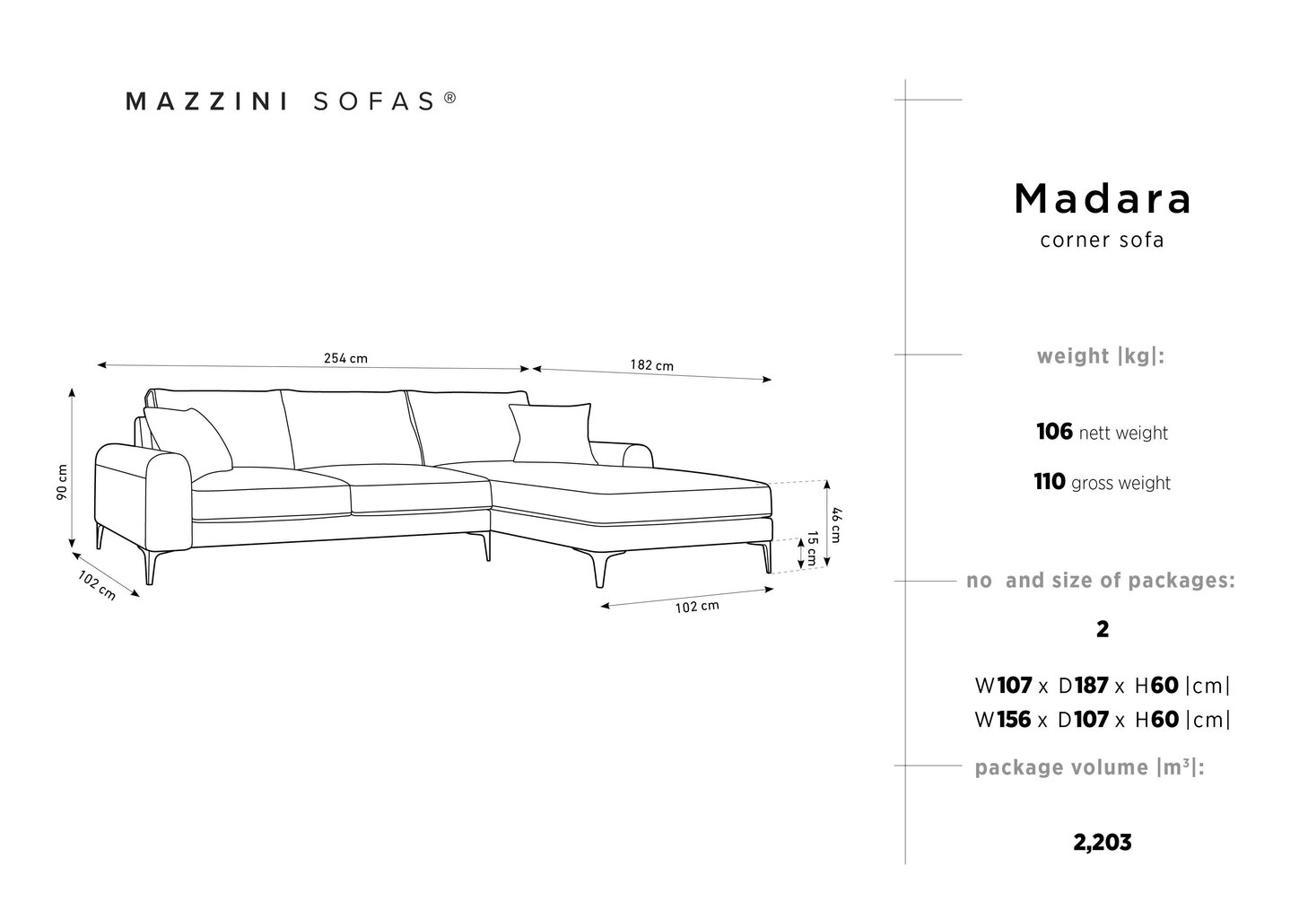 Minkštas kampas Mazzini Sofas Madara, veliūras, žalias/auksinės spalvos kaina ir informacija | Minkšti kampai | pigu.lt