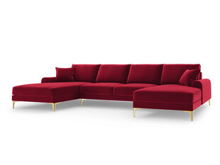 Мягкий уголок Mazzini Sofas Madara 6S, красный/золотой цена и информация | Угловые диваны | pigu.lt