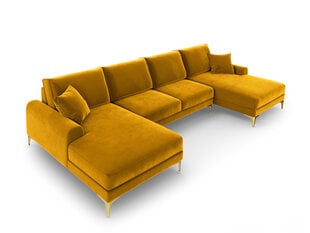 Мягкий уголок Mazzini Sofas Madara 6S, желтый/золотой цвет цена и информация | Угловые диваны | pigu.lt