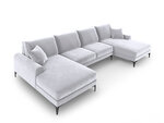 Мягкий уголок Mazzini Sofas Madara 6S, светло-серый/черный