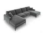 Мягкий уголок Mazzini Sofas Madara 6S, темно-серый/черный